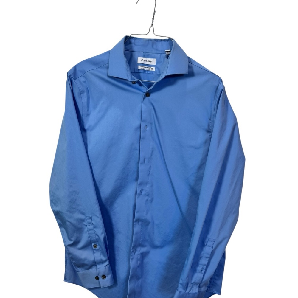 Calvin Klein Men's Classic Blue Dress Shirt